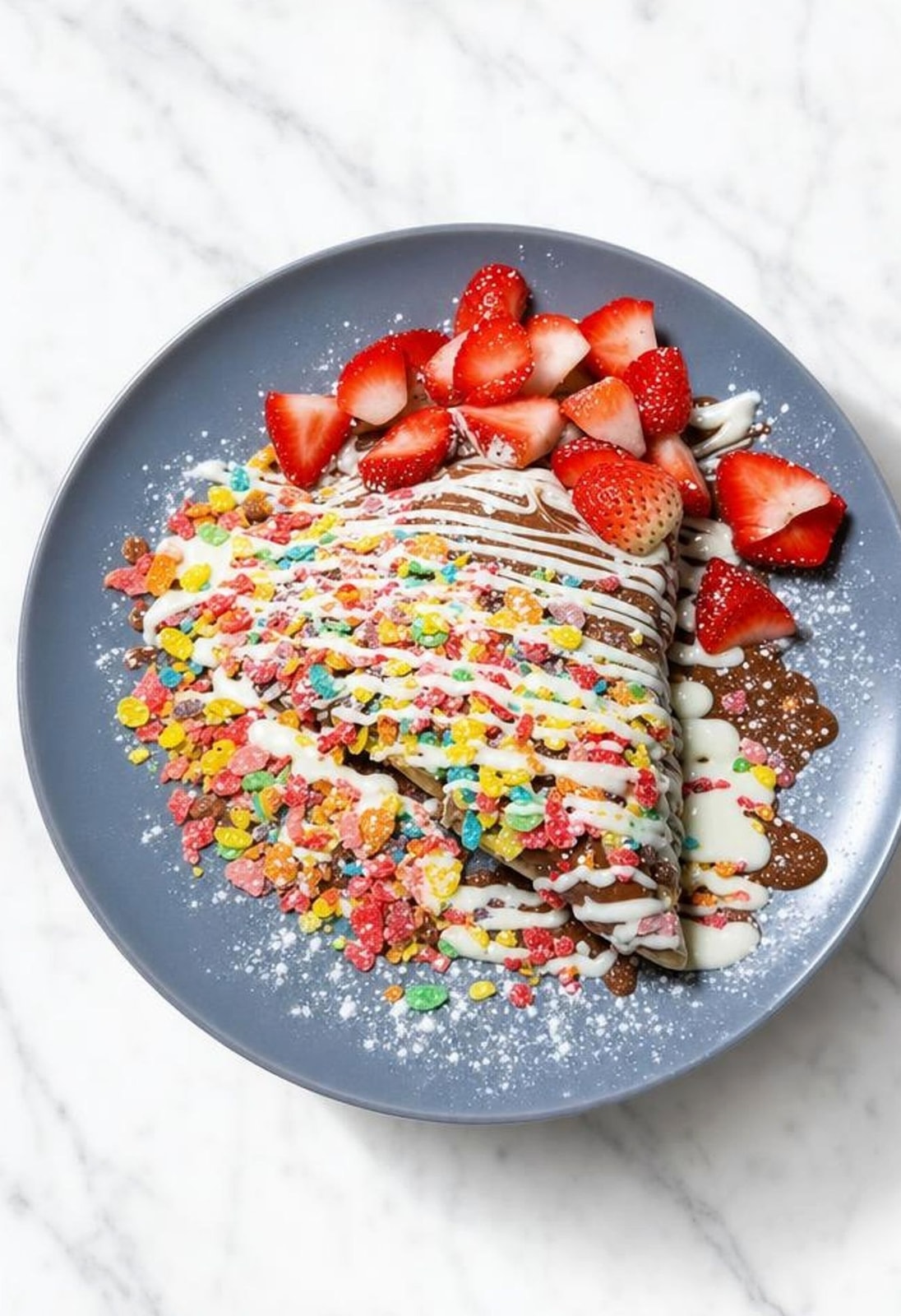 Fruity Pebbles Crepe