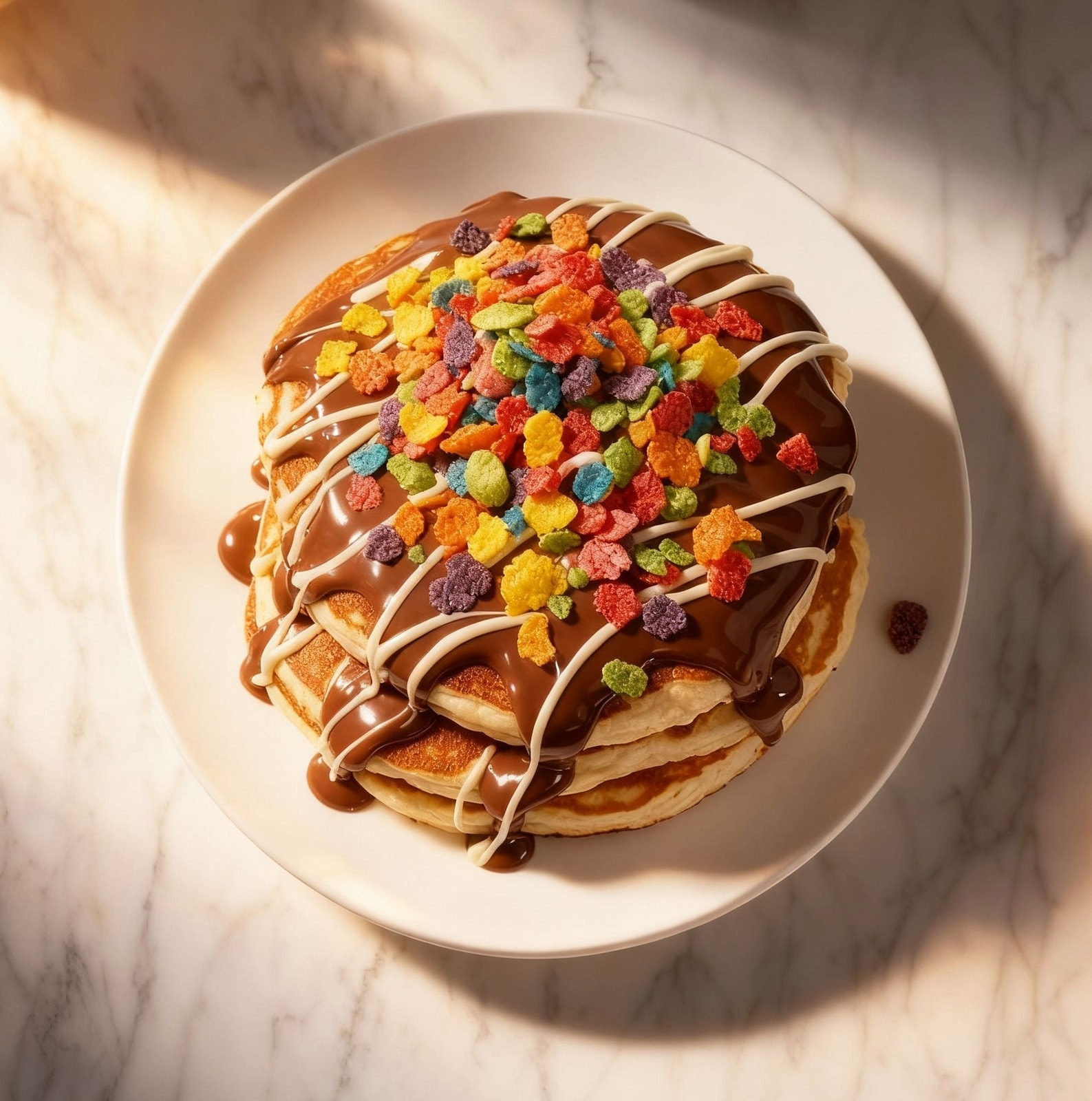 Fruity Pebbles Pancake