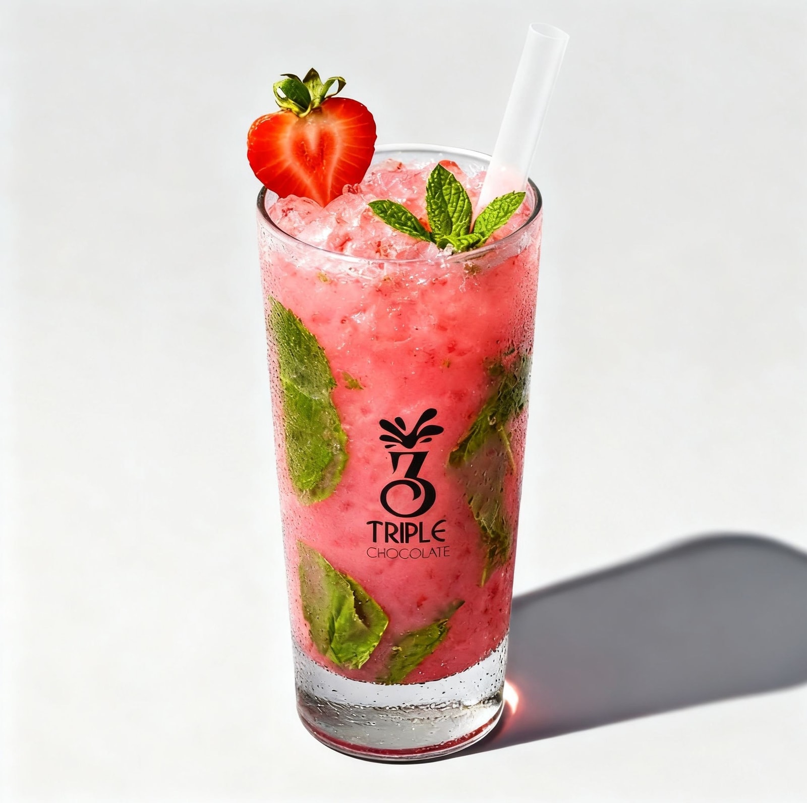 Mint & Strawberry Smoothie