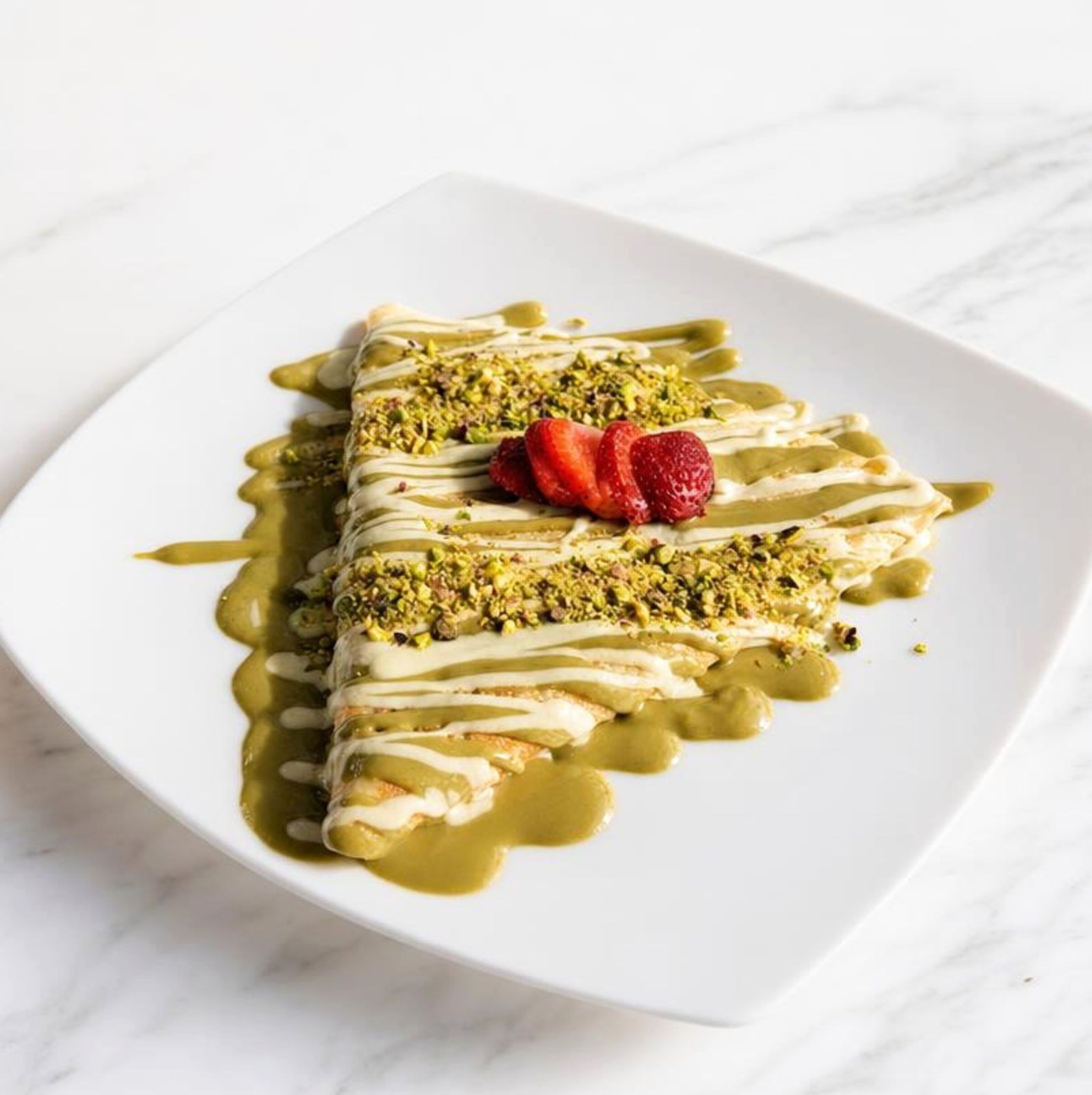 Pistachio Crepe