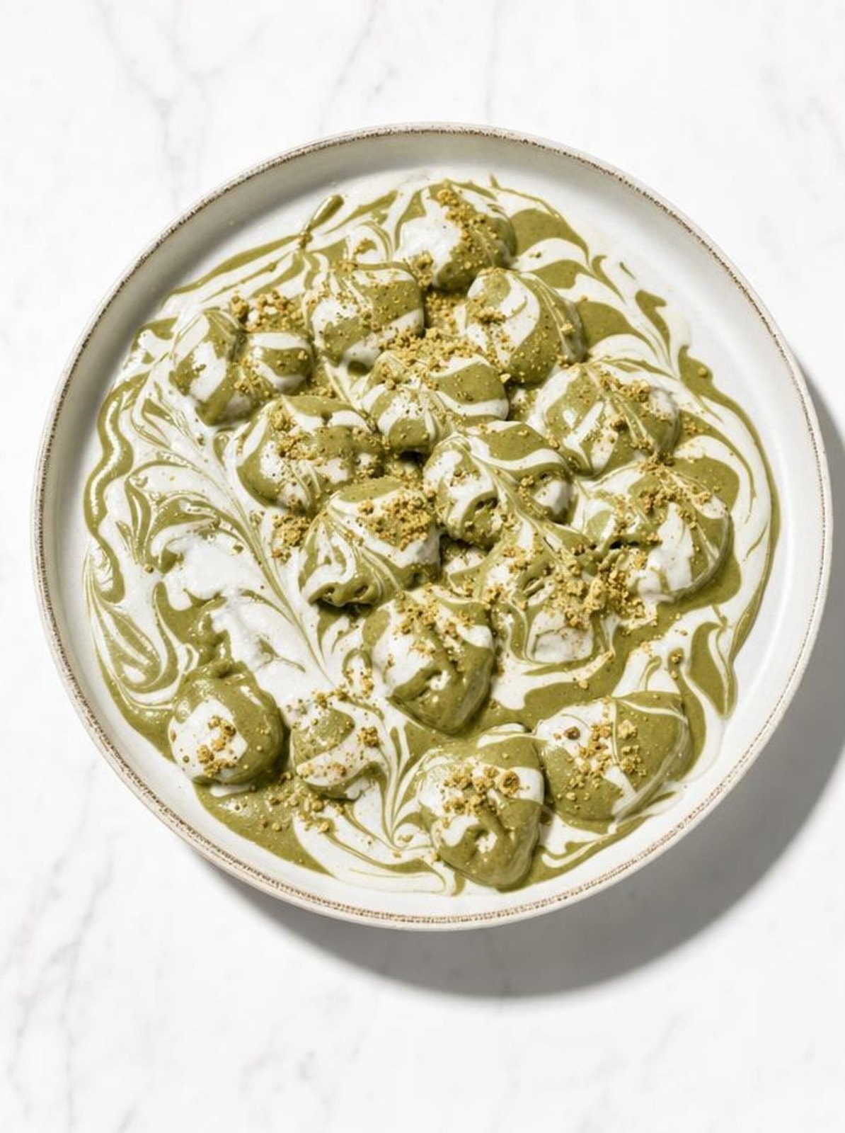 Pistachio Mini Pancakes