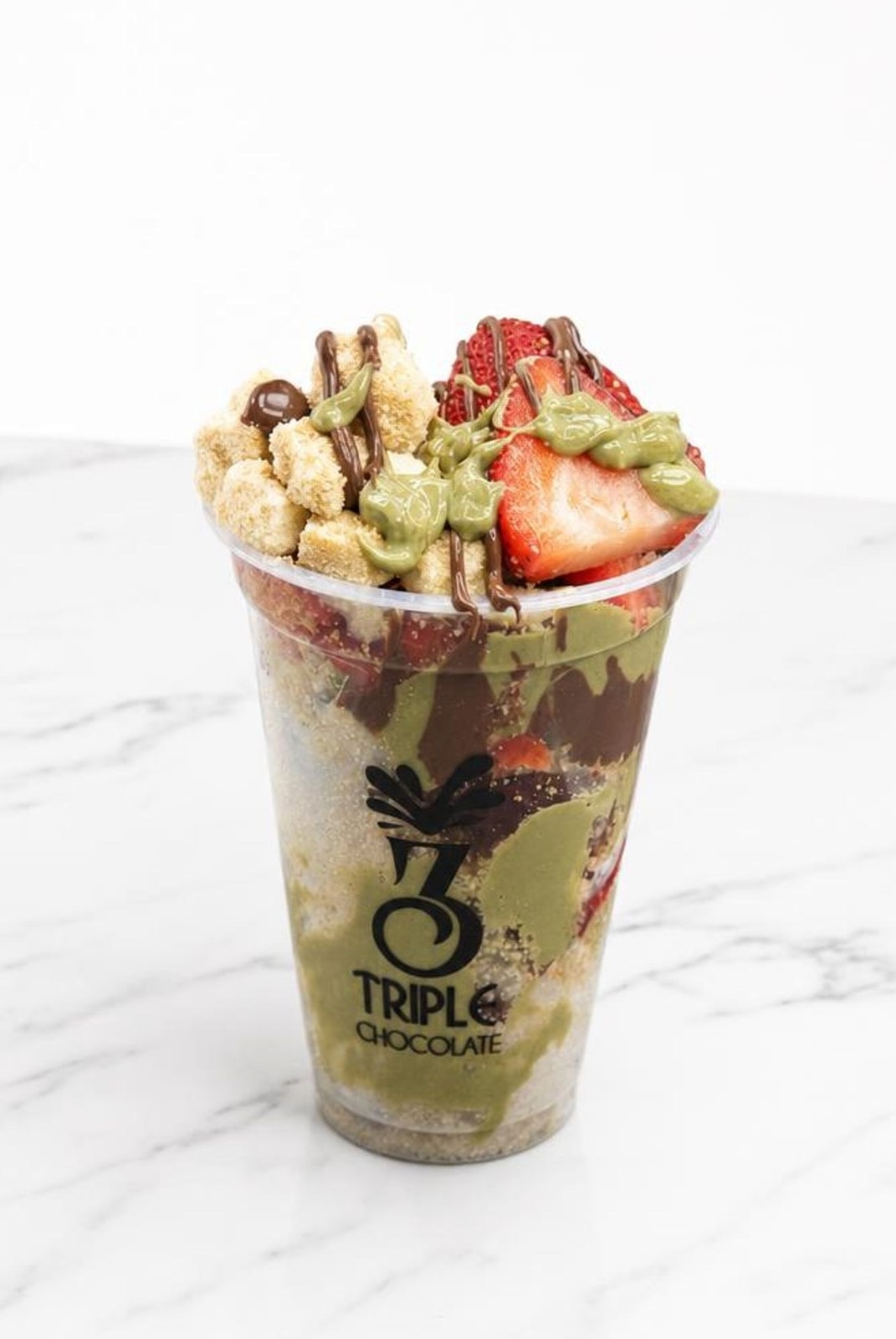 Strawberry Cheesecake Dubai Chocolate Cup
