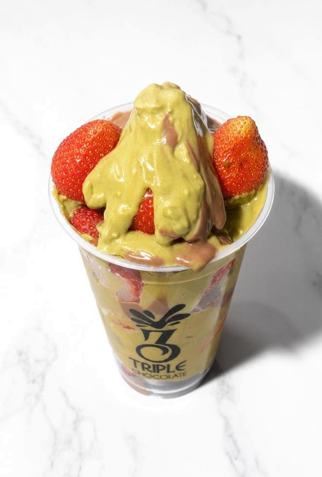 Strawberry Dubai Chocolate Cup
