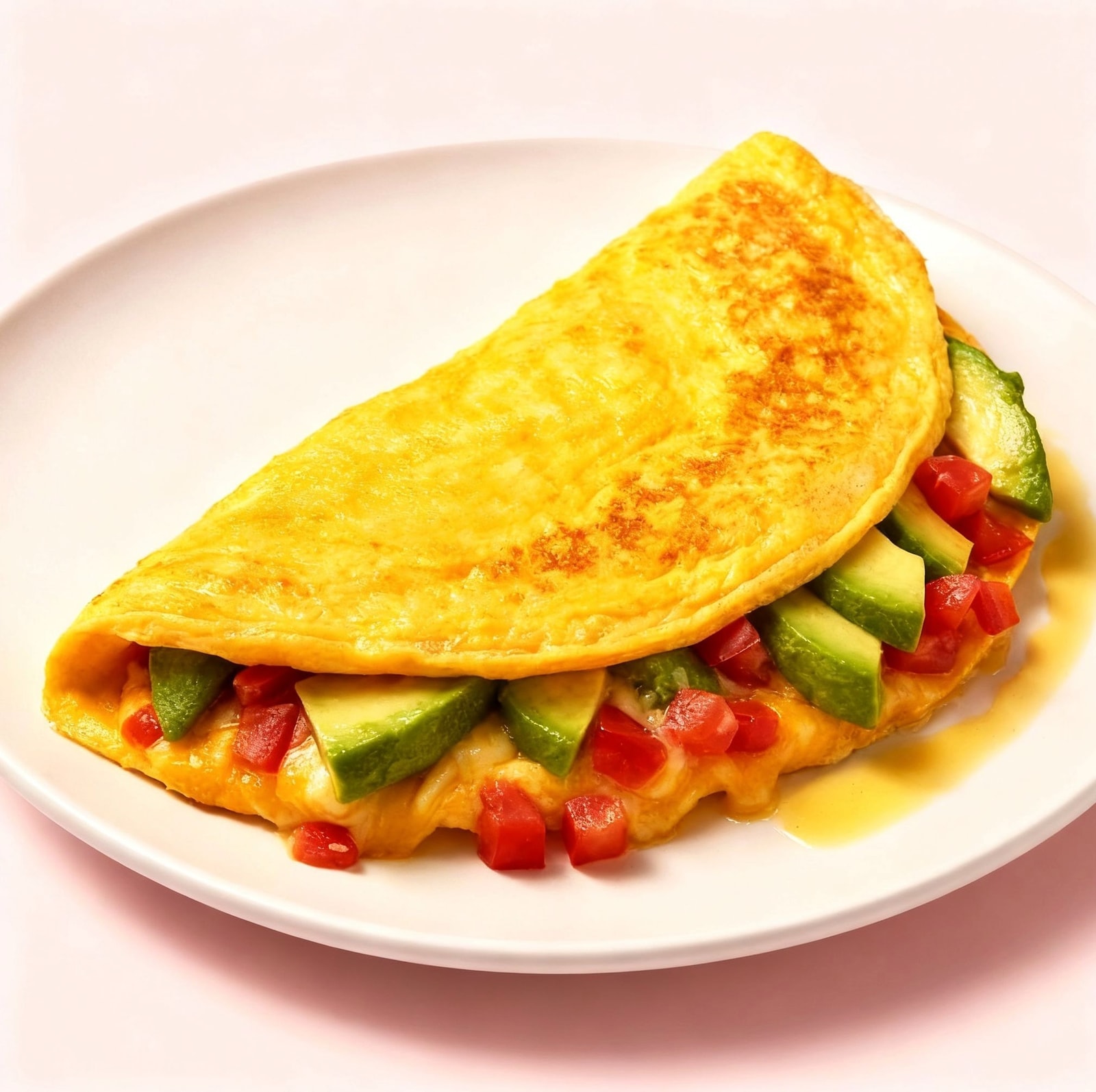 Avocado Cheese Tomato Omelette