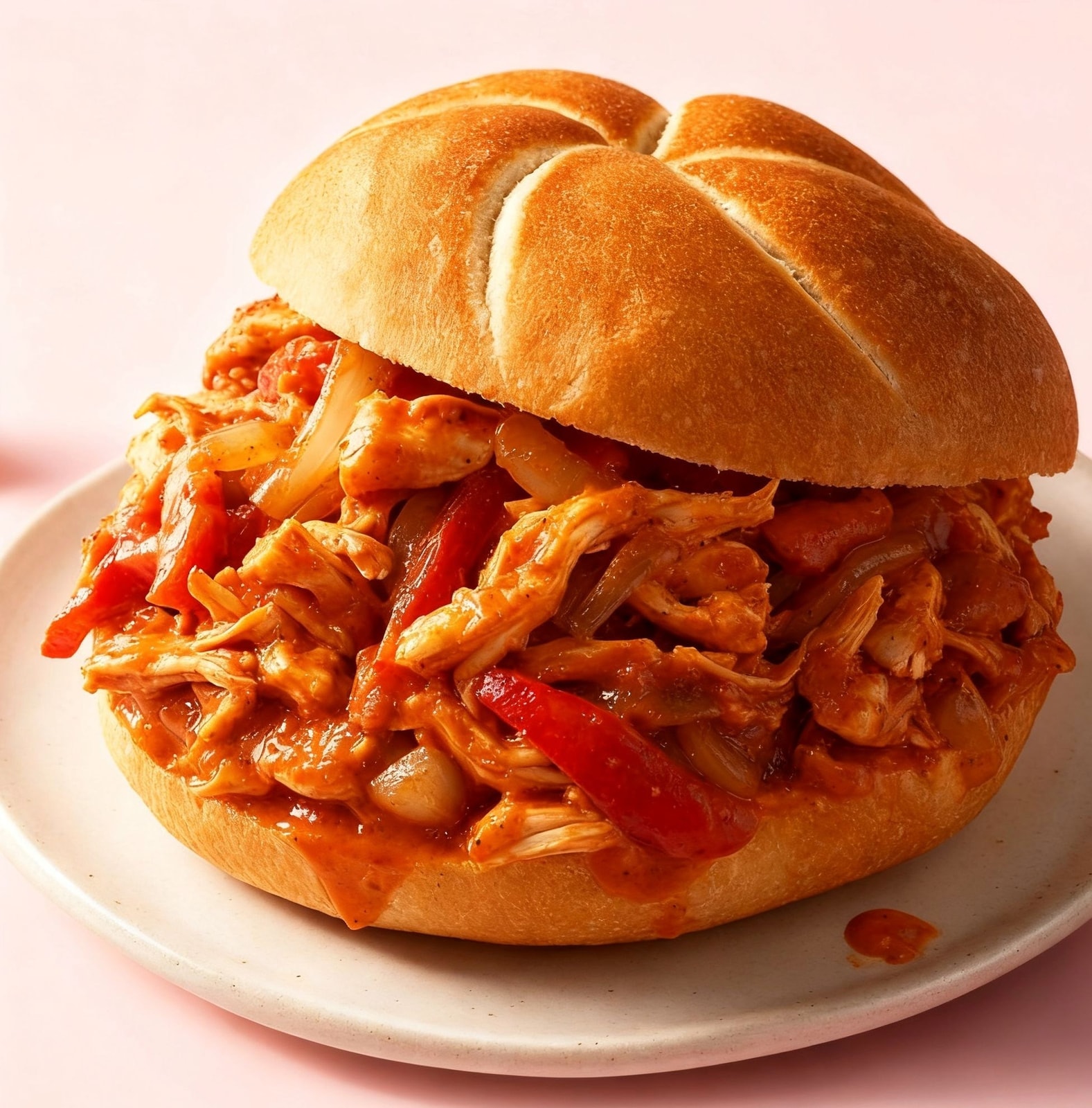 Chopped Chicken Chipotle Sandwich