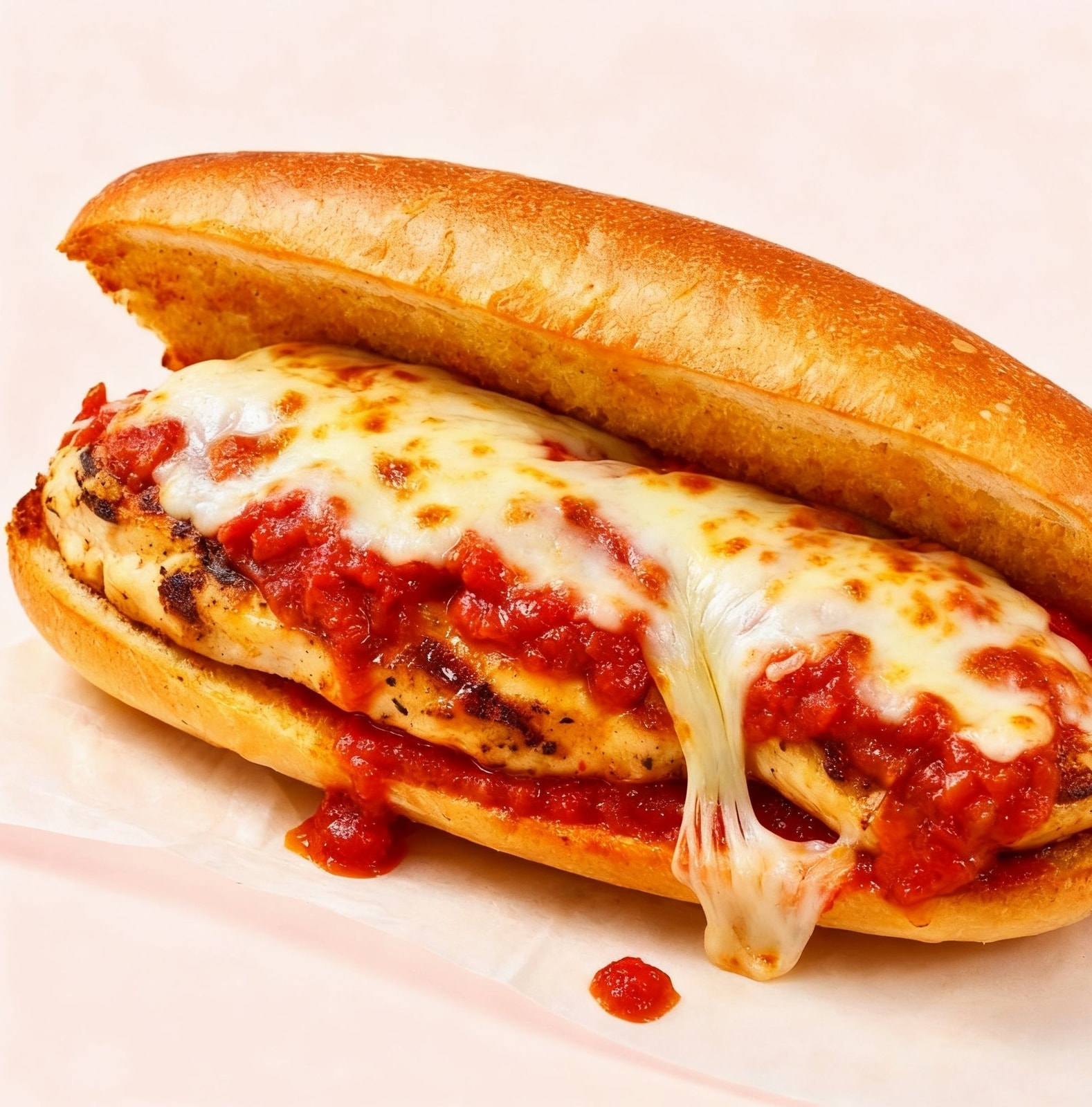 Italian Grilled Chicken Marinara Sandwich