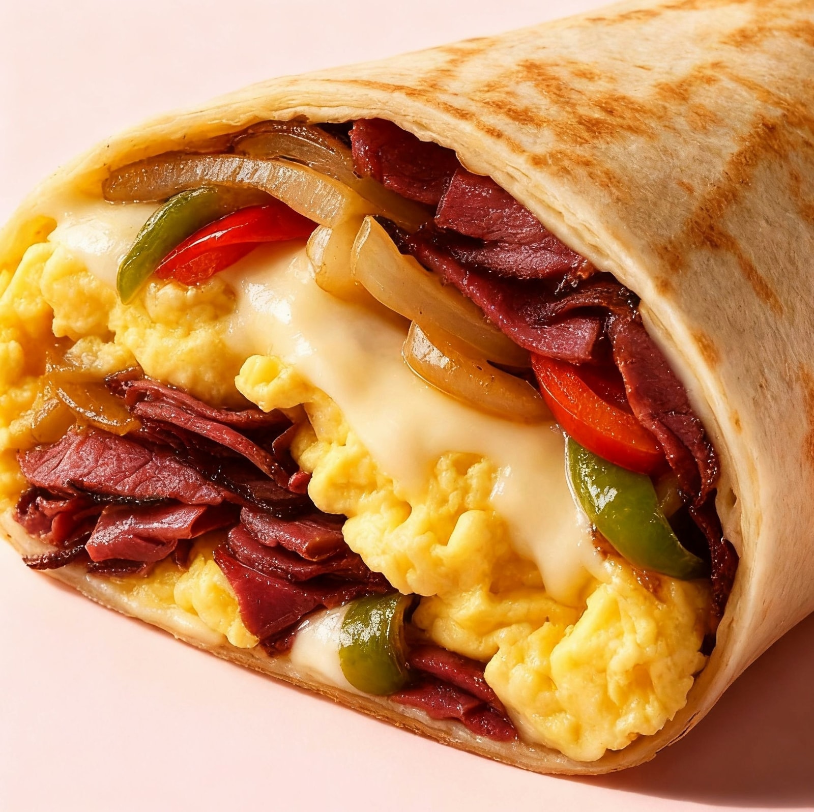 Pastrami Egg Breakfast Wrap